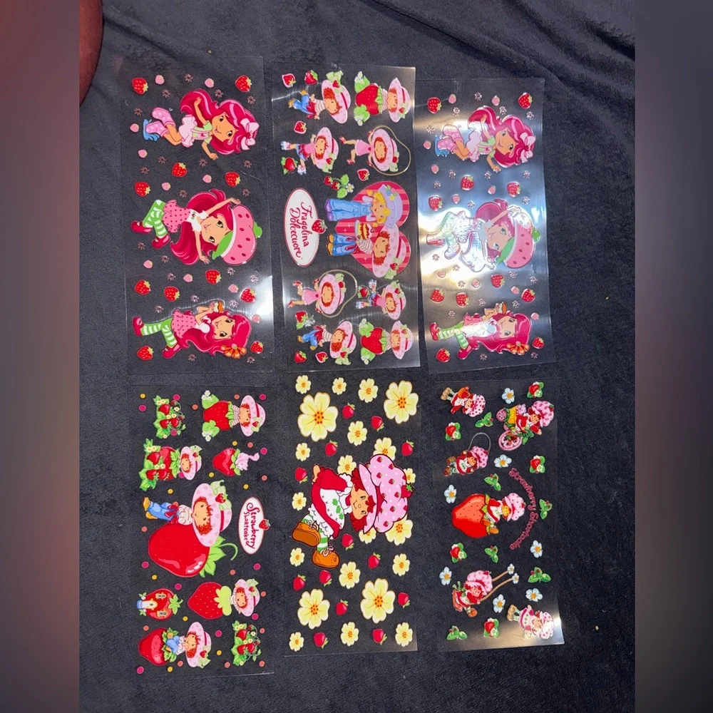Red and Pink Sticker Sheet - Classic Character Pack